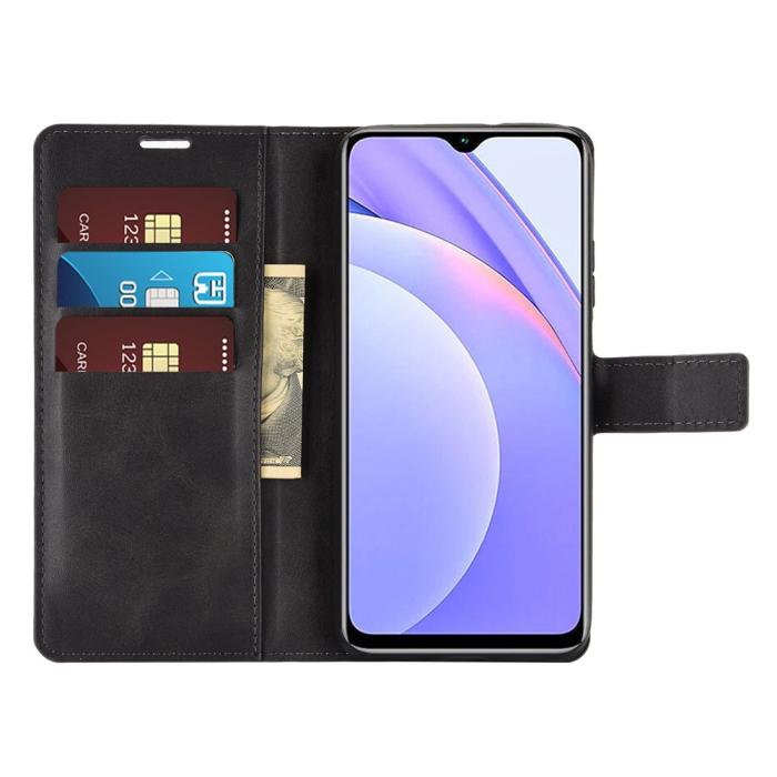Bild 5, Xiaomi Redmi 9T - Läder Fodral - Svart