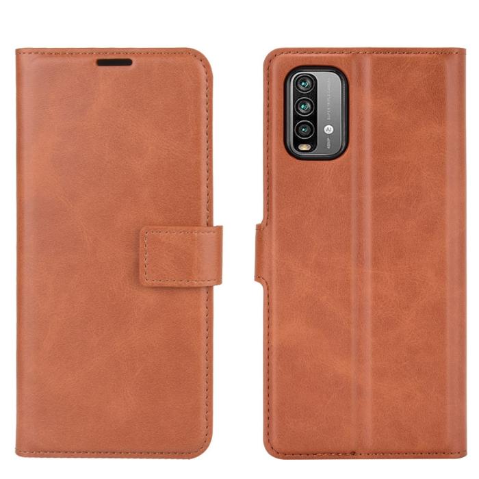 Bild 2, Xiaomi Redmi 9T - Läder Fodral - Brun