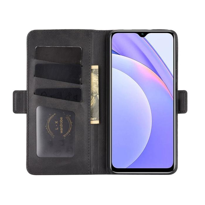 Bild 4, Xiaomi Redmi 9T - Fodral Med Magnetisk Stängning - Svart
