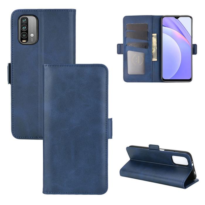 Bild 1, Xiaomi Redmi 9T - Fodral Med Magnetisk Stängning - Blå