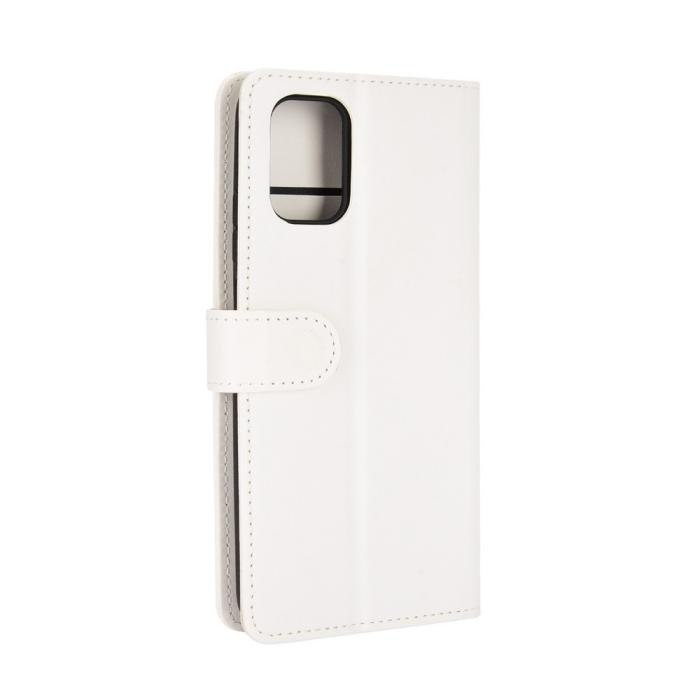 Bild 4, Xiaomi Redmi 9T - Crazy Horse Läder Fodral - Vit