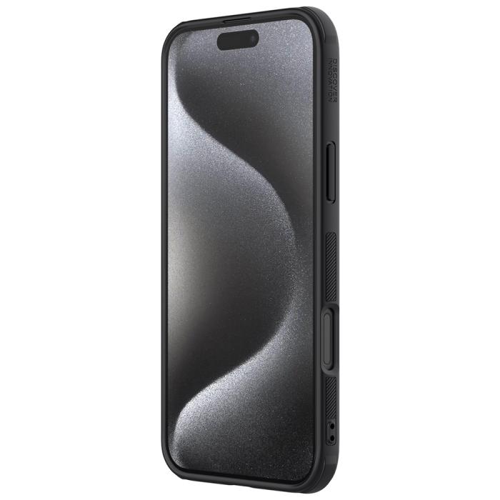 Bild 5, NILLKIN iPhone 16 Pro Max Skal MagSafe Frosted Shield Svart