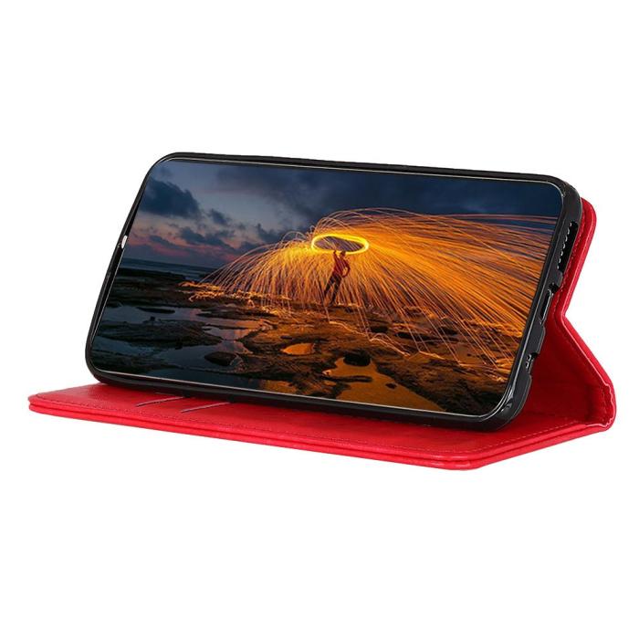Bild 4, OnePlus Nord CE 2 5G Fodral Flip Läder Röd