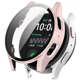 Galaxy Watch 7 40 mm Skal Med Skärmskydd Ljus Rosa