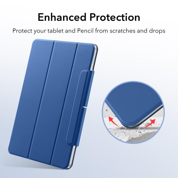 Bild 4, ESR 2in1 Magnetiskt Fodral För iPad Pro 12.9 2020/2021/2022 Blå