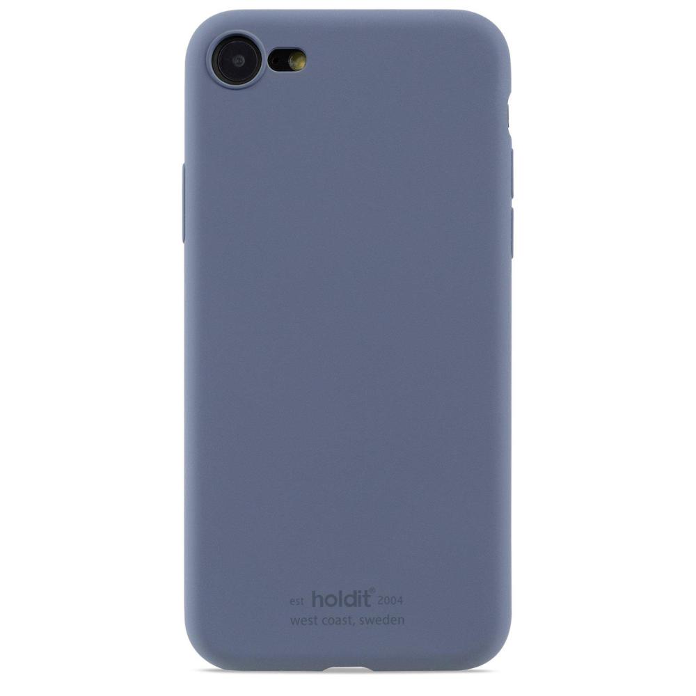 holdit iPhone 7/8/SE Mobilskal Silikon Pacific Blue