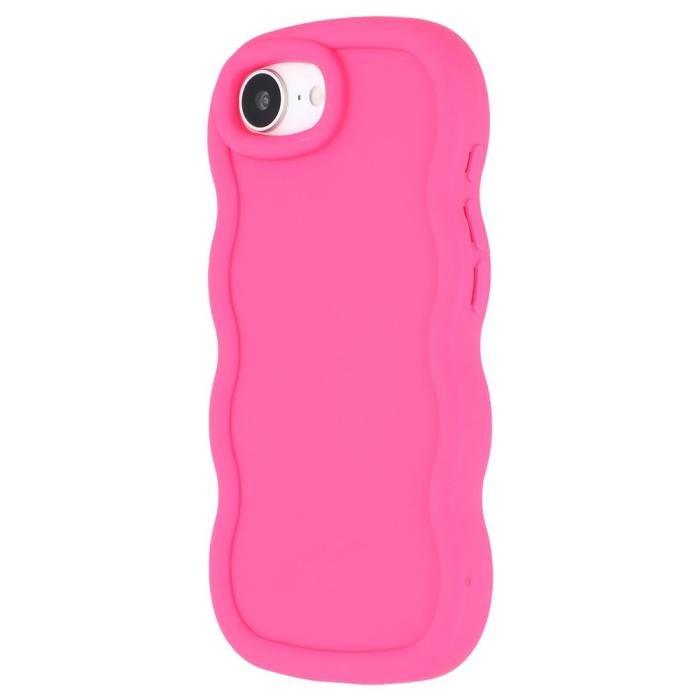 Bild 4, iPhone 17e / 16e Mobilskal Wavy Rosa