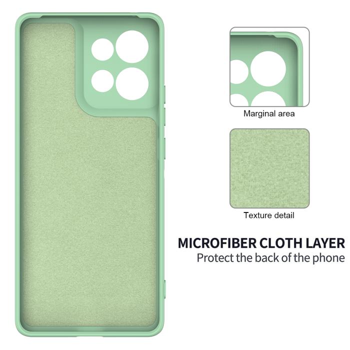Bild 6, Motorola Moto G56 5G Skal Liquid Silikon Grön