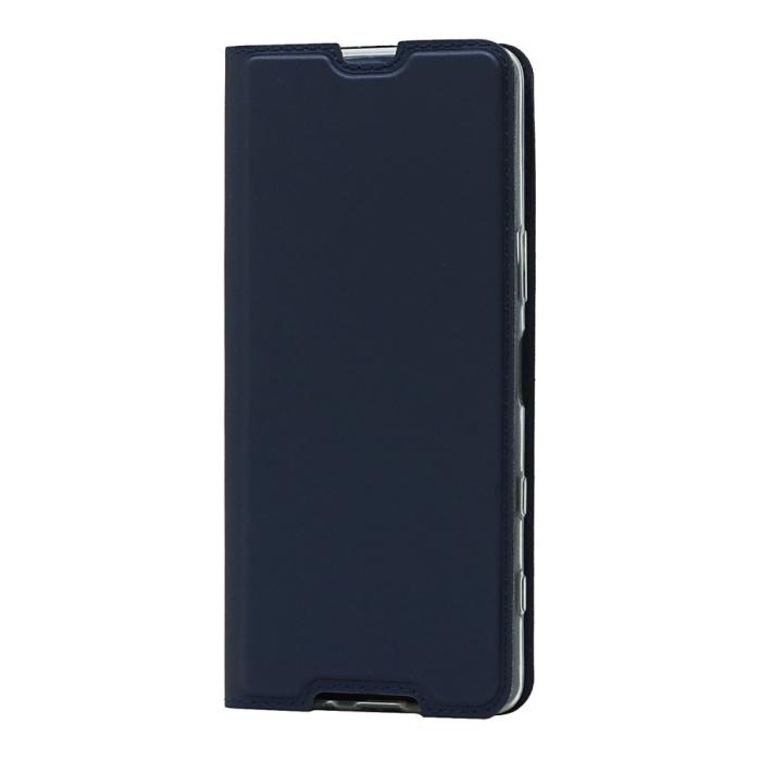 Bild 2, Sony Xperia 5 III Fodral Skin Touch Läder Blå