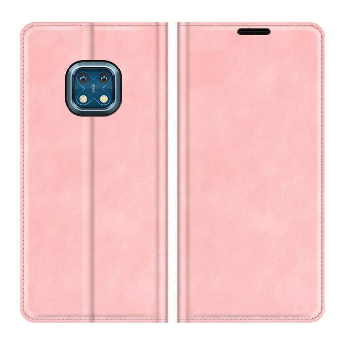 Bild 1, Nokia XR20 Fodral Skin Touch Flip Läder Ljus Rosa