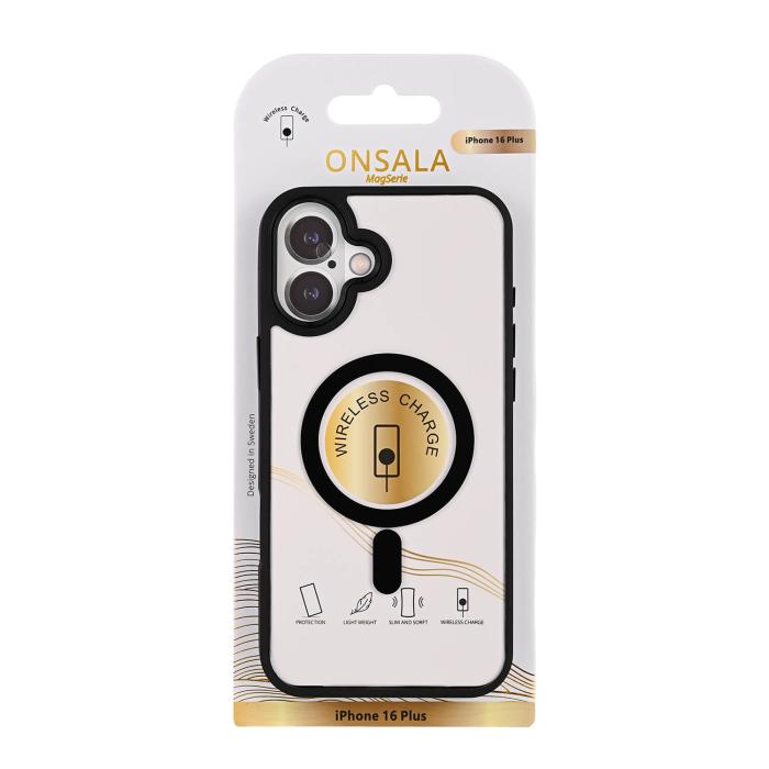 Bild 3, Onsala iPhone 16 Plus Mobilskal Bumper MagSafe Svart/Transparent