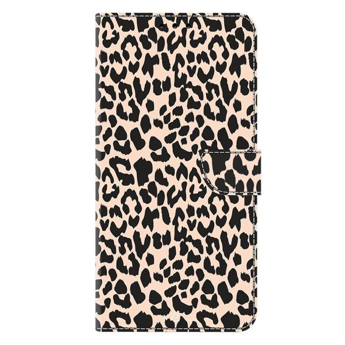 Bild 5, Samsung Galaxy S25 Fodral Läder Leopard Tryck