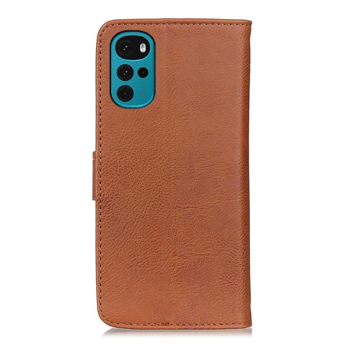 Bild 3, KHAZNEH Motorola Moto G22 Fodral Läder Brun