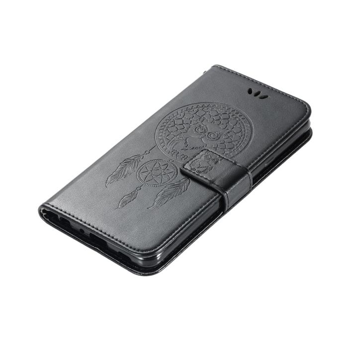 Bild 5, Xiaomi Redmi 9C Fodral Owl Dream Catcher Svart