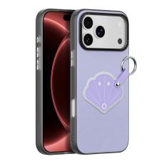 DUX DUCIS iPhone 18 Pro Skal PU-L&auml;der Sn&auml;cka Lila