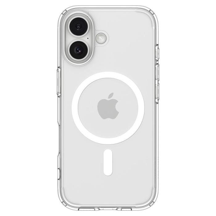 Bild 2, Spigen iPhone 17 Skal MagSafe Ultra Hybrid Transparent/Vit