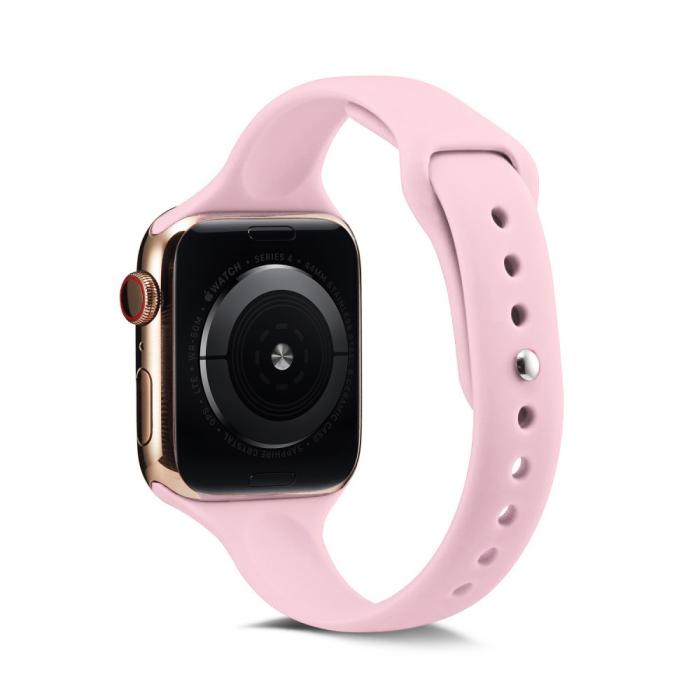 Bild 1, Silikon Armband Apple Watch 41/40/38 mm - Rosa