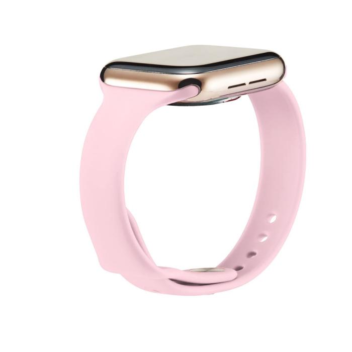 Bild 3, Silikon Armband Apple Watch 41/40/38 mm - Rosa