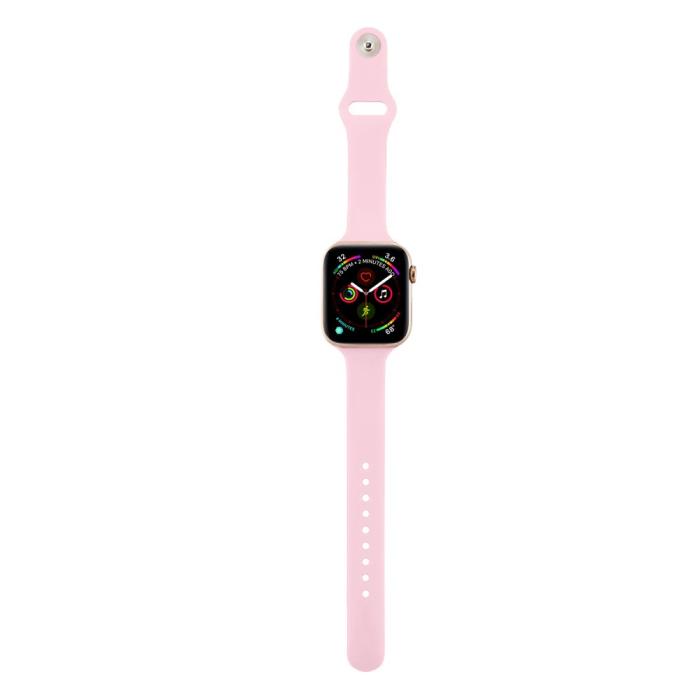 Bild 4, Silikon Armband Apple Watch 41/40/38 mm - Rosa