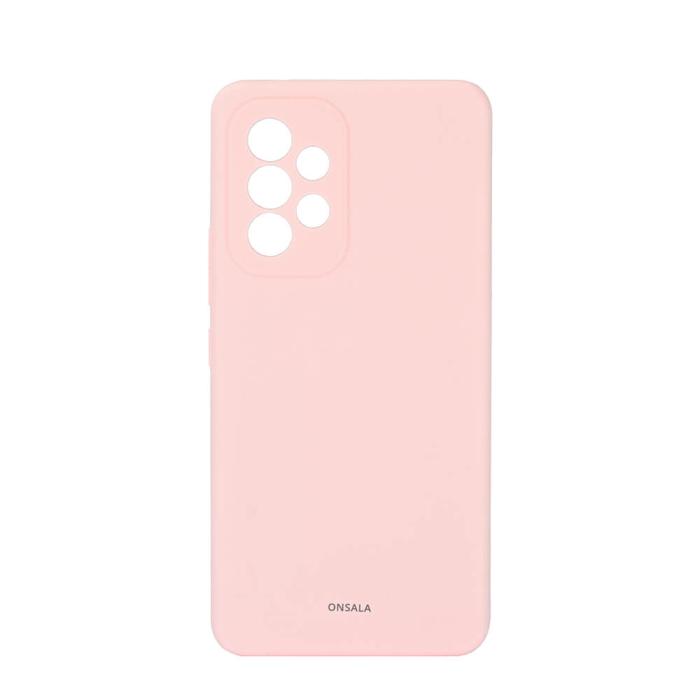 Bild 1, ONSALA Samsung Galaxy A53 Mobilskal Silikon Kritrosa