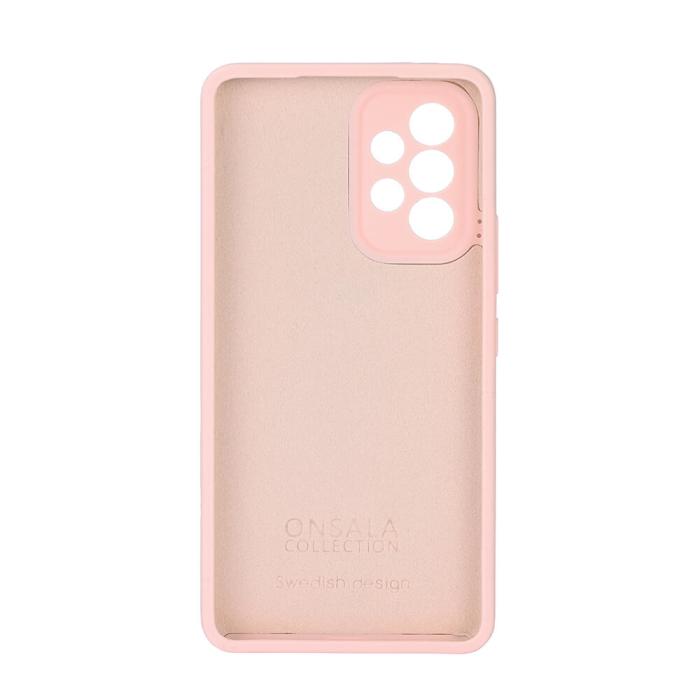 Bild 3, ONSALA Samsung Galaxy A53 Mobilskal Silikon Kritrosa