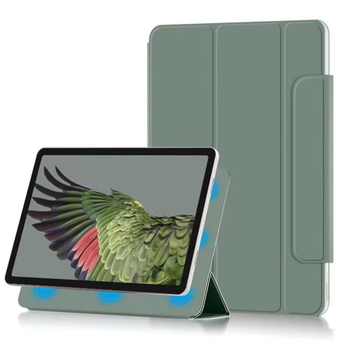 Bild 1, Google Pixel Tablet Fodral 2in1 Magnet Tri-Fold Grön