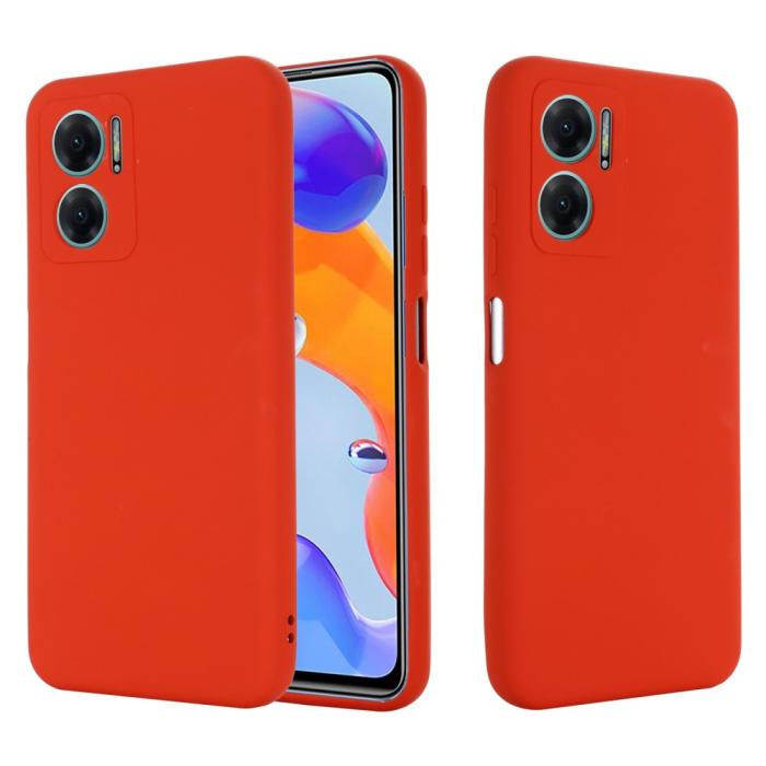 Bild 2, Xiaomi Redmi 10 5G Skal Liquid Silikon Röd