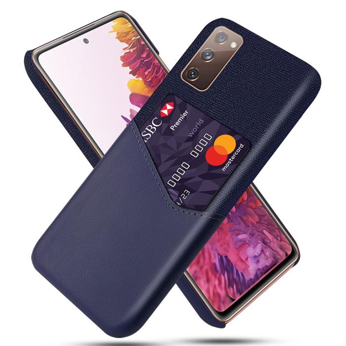 Bild 1, Samsung Galaxy S20 FE - KSQ Skal Med Kortfack - Blå