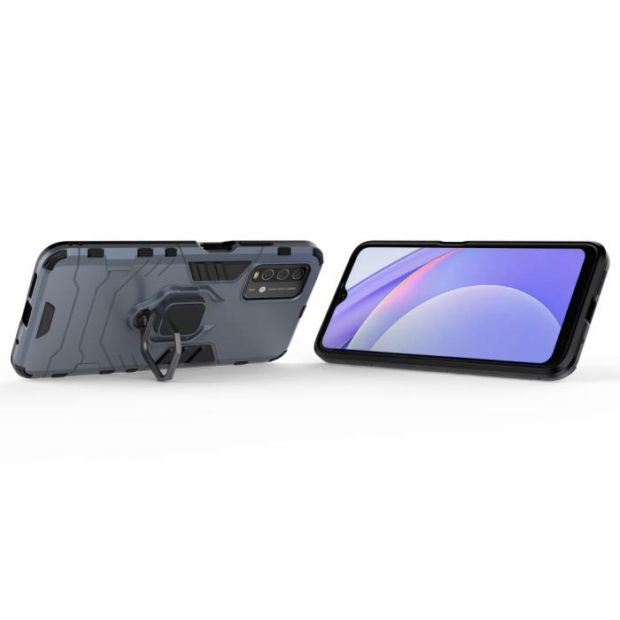 Bild 3, Xiaomi Redmi 9T - Hybrid Ring Skal - Blå