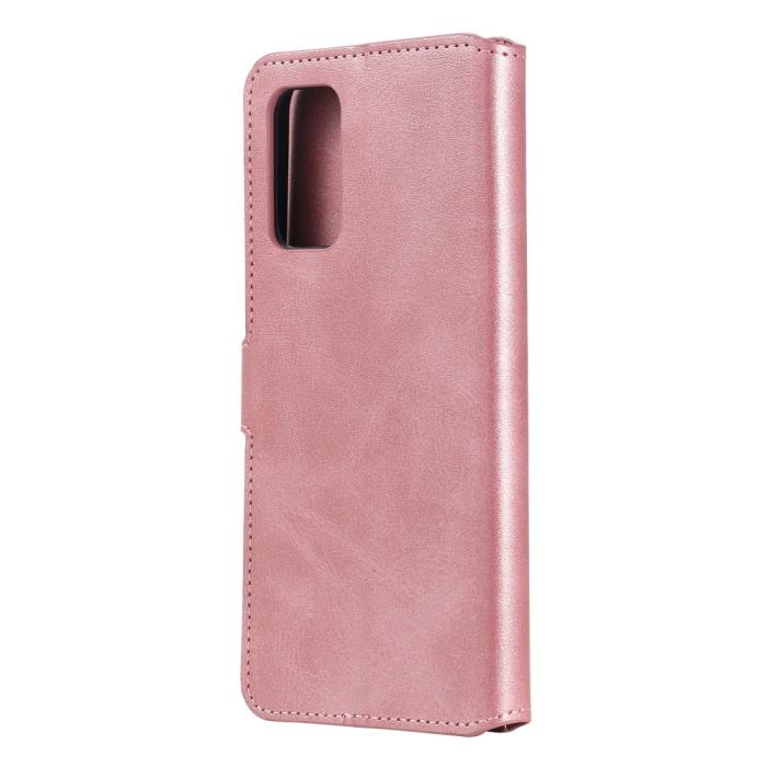 Bild 3, Xiaomi Redmi 9T - Solid Läder Fodral - Roséguld