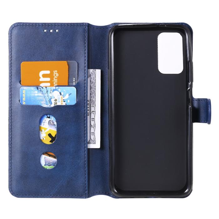 Bild 4, Xiaomi Redmi 9T - Solid Läder Fodral - Blå