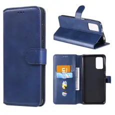Xiaomi Redmi 9T - Solid L&auml;der Fodral - Bl&aring;