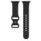 Silikon Armband Butterfly Apple Watch 41/40/38 mm (M/L) Svart