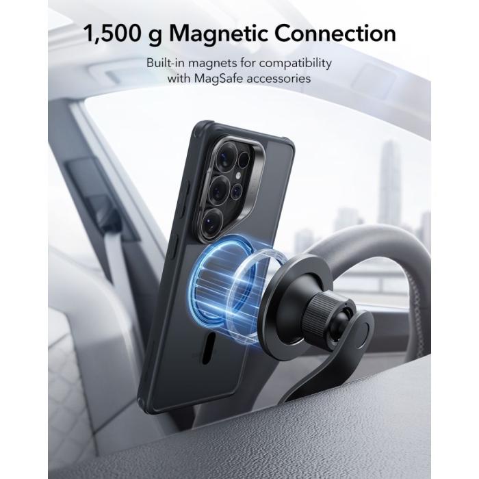 Bild 6, ESR Galaxy S26 Ultra Skal MagSafe Classic Hybrid Kickstand Frosted Black