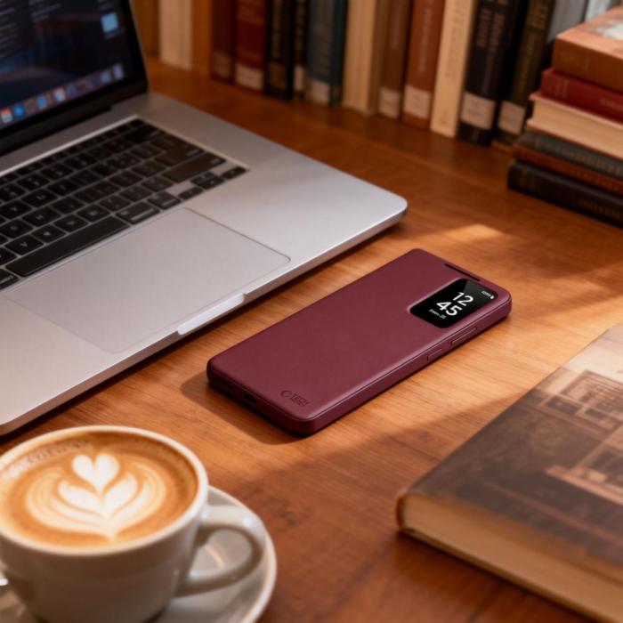 Bild 2, Tech-Protect Galaxy S26 Plus Fodral Smart Wallet Mulberry