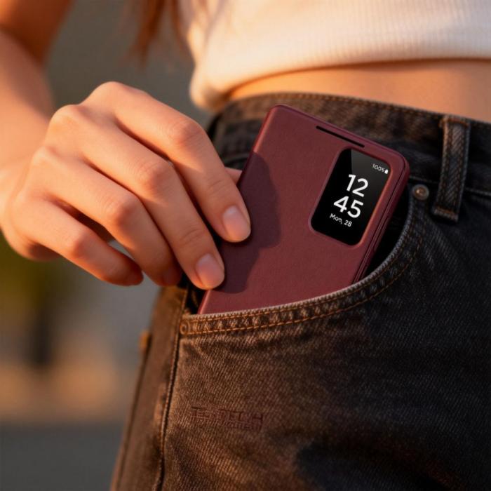 Bild 3, Tech-Protect Galaxy S26 Plus Fodral Smart Wallet Mulberry