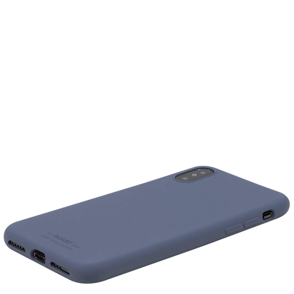 holdit iPhone X/Xs Mobilskal Silikon Pacific Blue