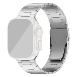 Apple Watch 42/44/45/49 Klockarmband Metall Silver