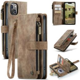 CASEME iPhone 14 Plus Fodral Multifunktionell Brun