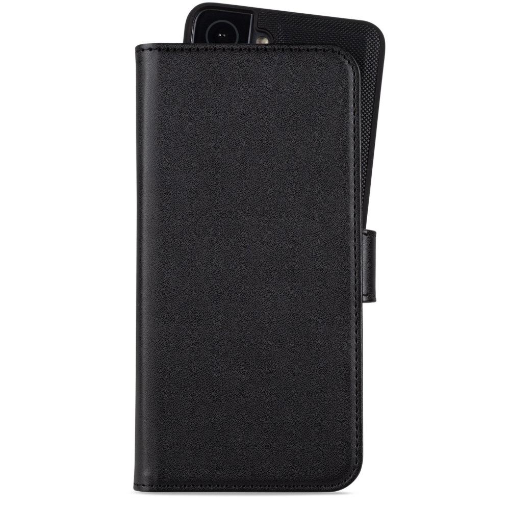 holdit Samsung Galaxy S21 FE Fodral 2in1 Magnet / Skal Svart