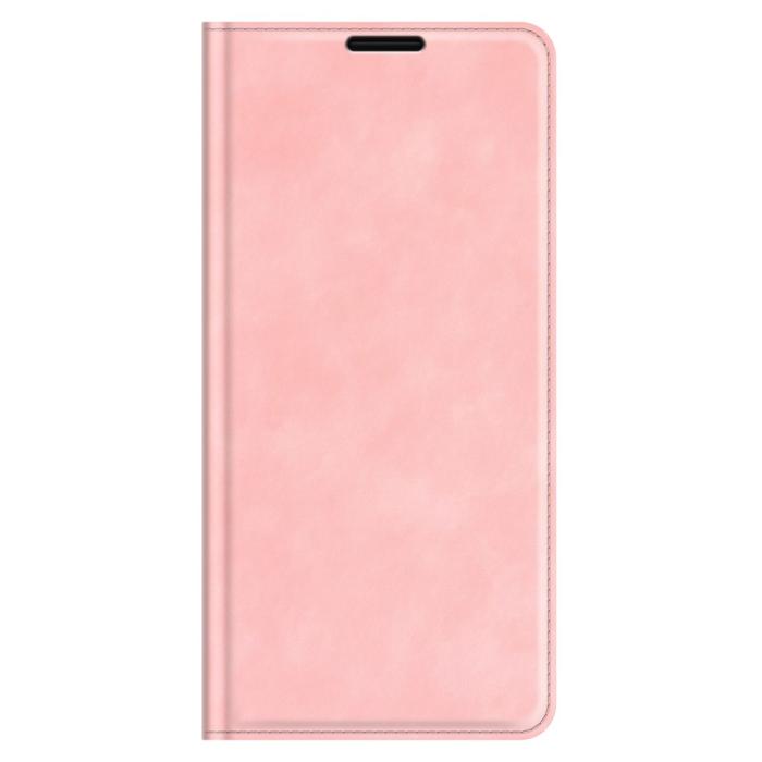 Bild 6, Nokia XR20 Fodral Skin Touch Flip Läder Ljus Rosa