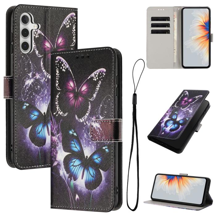 Bild 2, Samsung Galaxy A57 5G Fodral Med Tryck Fjärilar