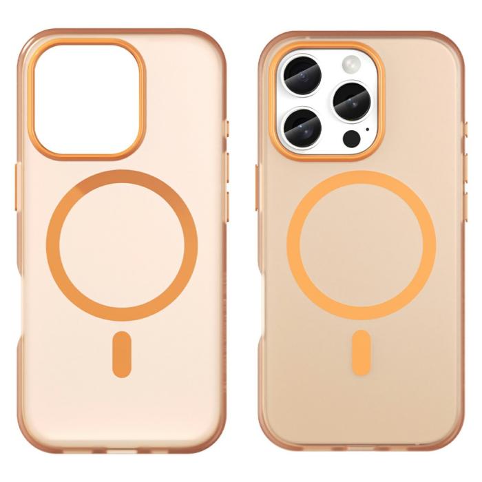 Bild 2, iPhone 16 Pro Skal MagSafe Slim Matt Orange