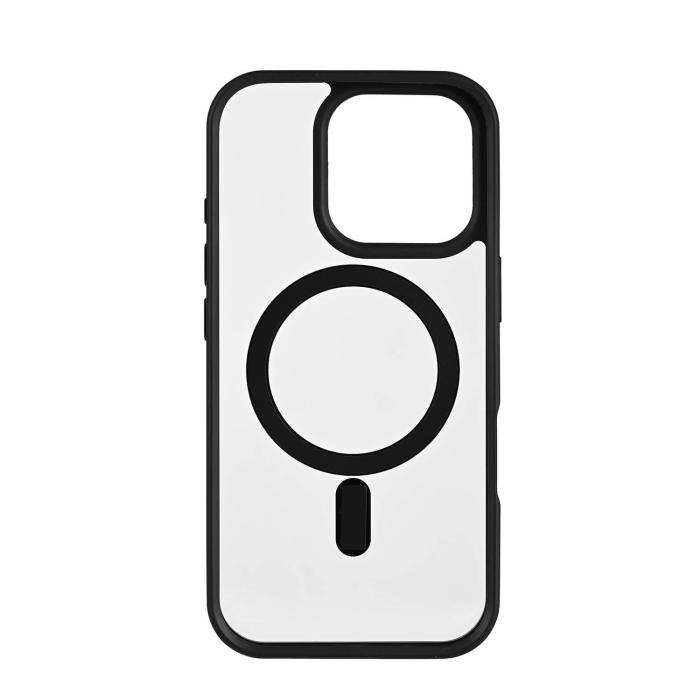 Bild 2, Onsala iPhone 16 Pro Mobilskal Bumper MagSafe Svart/Transparent