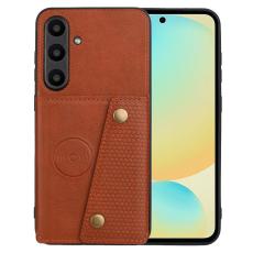 Galaxy A56 5G/A36 5G Skal Läder Med Kortfack Och Magnet