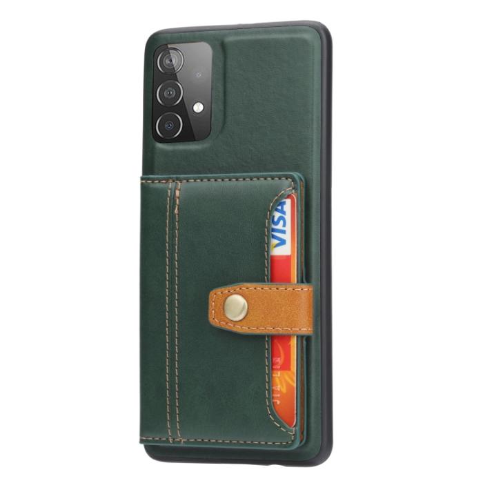 Bild 2, Samsung Galaxy A33 5G Skal Med Plånboksfunktion Grön