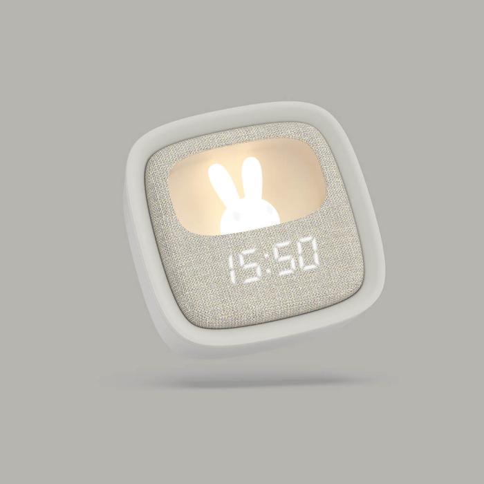 Bild 4, MOB Väckarklocka med Ljus Billy Clock Grå