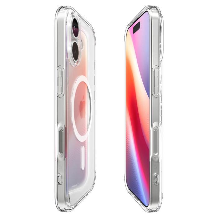 Bild 6, Spigen iPhone 17 Skal MagSafe Ultra Hybrid Transparent/Vit