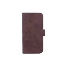 GEAR iPhone 14 Plus Fodral L&auml;der Brun
