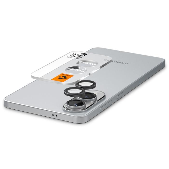 Bild 5, Spigen Galaxy S25 Edge 2-PACK Linsskydd GLAS.tR 